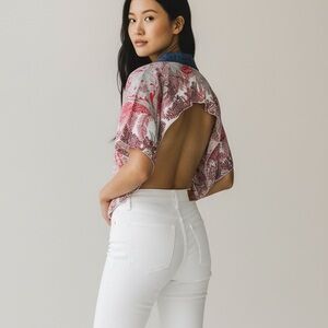 Hermès Petit h Surprise Print Backless Silk Tunic Top – One-of-a-Kind